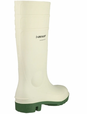 Dunlop Protomastor Full Safety Wellington Boots - White